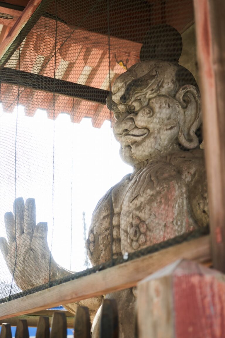 家原寺大門仁王