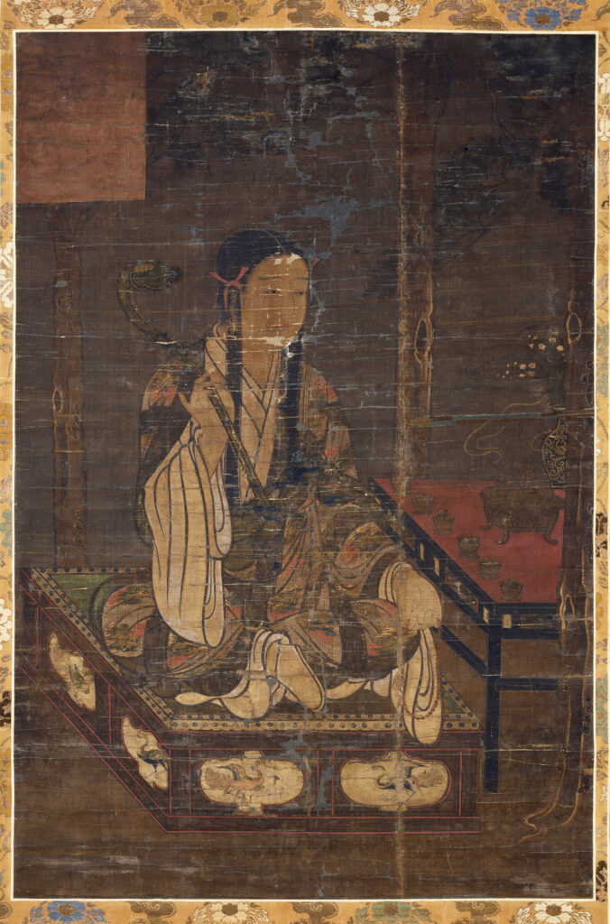 「行基菩薩十三歳像」（鎌倉時代後期　堺市指定有形文化財　奈良国立博物館寄託）